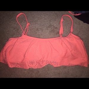 Flounce bikini top